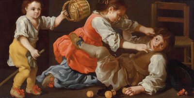 Bickering Children (Allegory of Sense of Touch) by Bernhard Keil